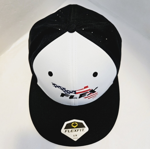 EvoShield Flexfit Sz L/X Men Black/White Trucker Baseball Hat - Picture 3 of 10